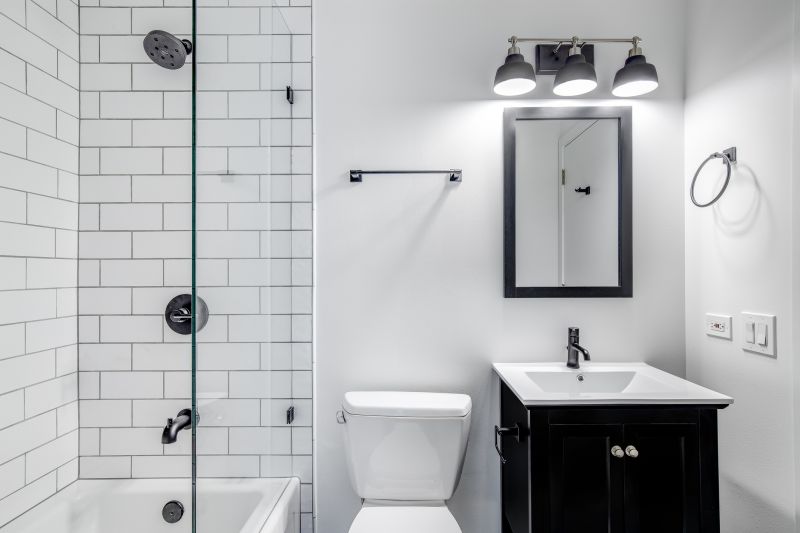 Bathroom with Matte Black Fixtures